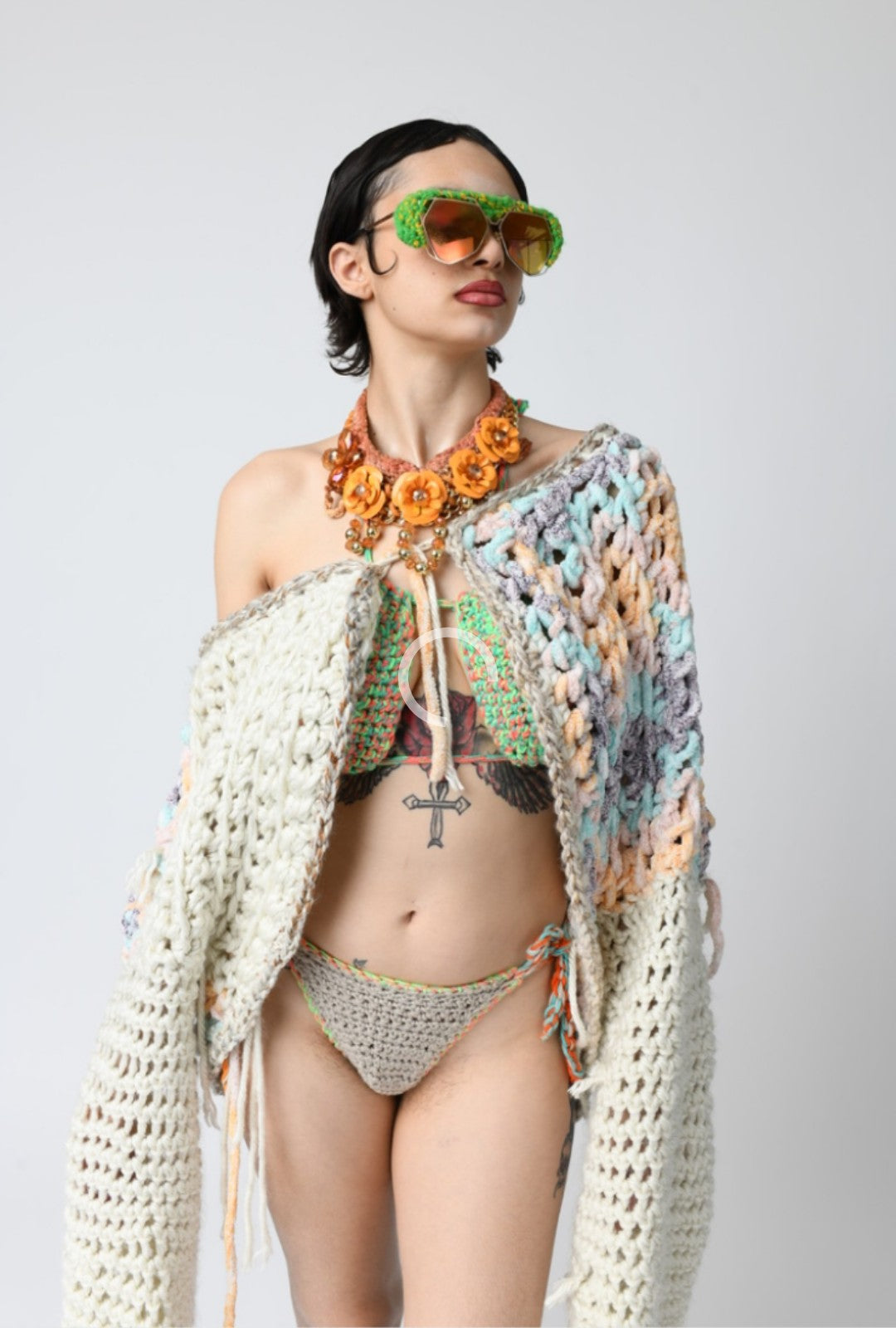 "PRESSURE" Crochet Hoodie  image 0
